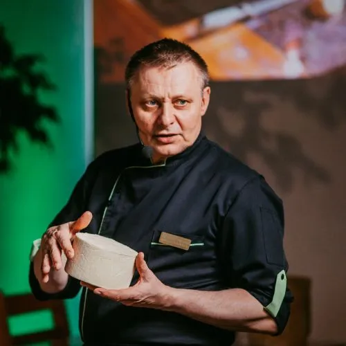 Serowar Żuławski - Krzysztof Jaworski - prowadzący warsztaty serowarskie